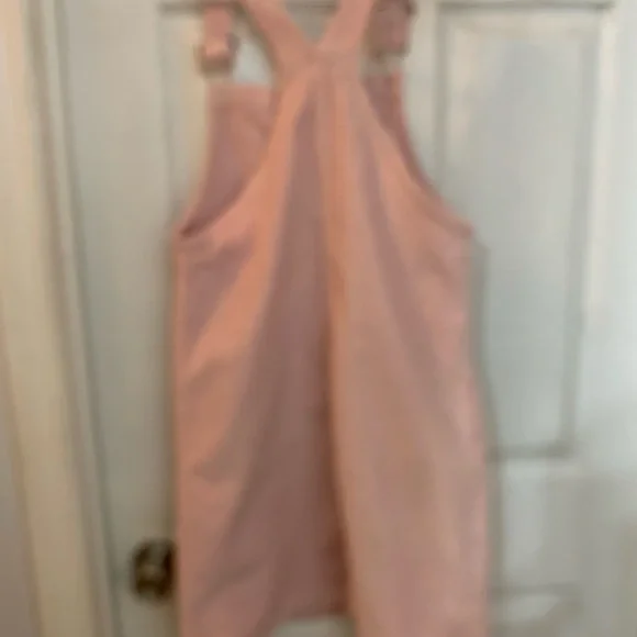 Girl’s 14/16 Wonder Nation light pink corduroy dress; ptp 16” - Picture 7 of 9
